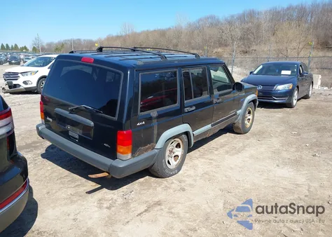 1998 Jeep Cherokee Classic/Sport из США, поврежденный, VIN 1J4FJ68S0WL277538
